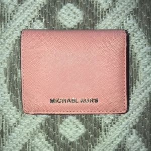 Coral Micheal Kors wallet